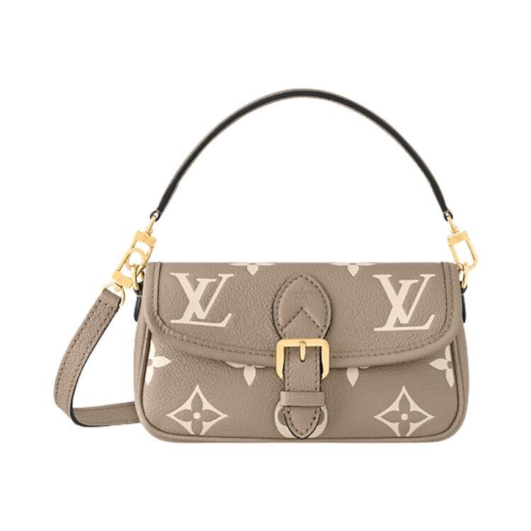 Louis Vuitton Nano Diane 'Tourterelle Gray/Cream Monogram Embossed Empreinte Cowhide Leather'