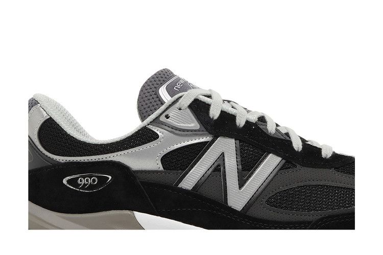 New Balance 990v6 Made in USA 2E Wide 'Black Silver'