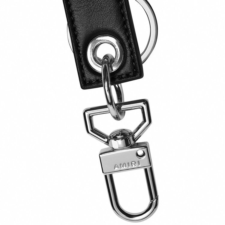 Amiri Nappa Tag Keychain 'Black'