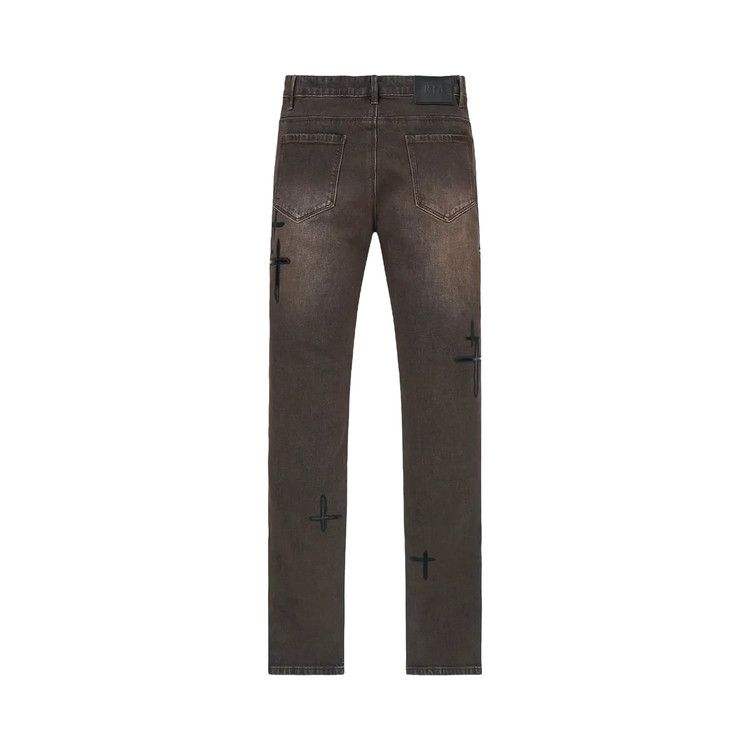 RtA Bryant Skinny Jean 'Mocha Drift Cross Patch'