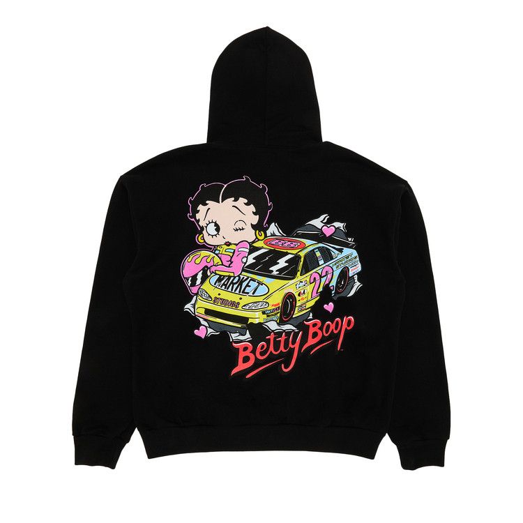 Market Betty Boop Racing Hoodie 'Black'