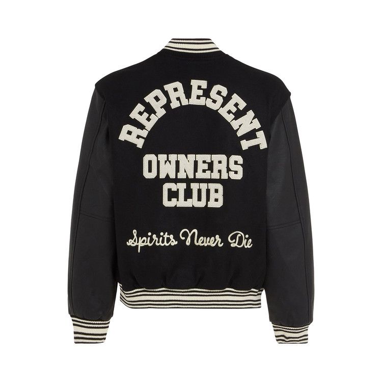 Represent Clo Owners Club Varsity Jacket 'Black'
