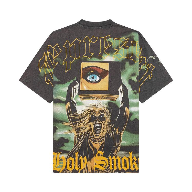 Represent Clo x Iron Maiden Holy Smoke Tee 'Ash'