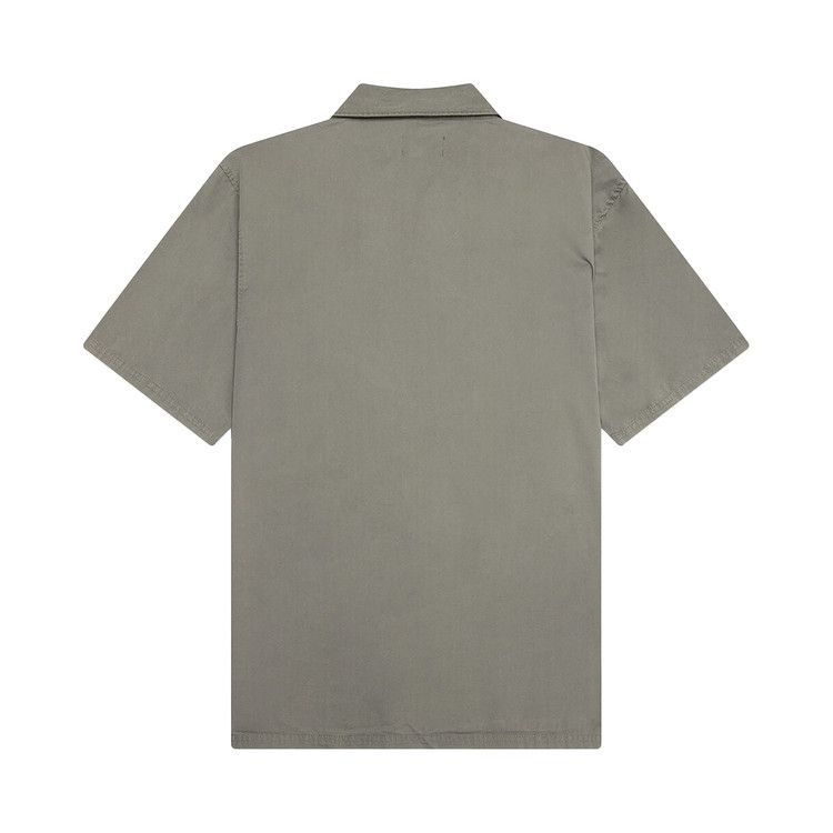 Represent Clo Script Camp Collar Shirt 'Washed Khaki'