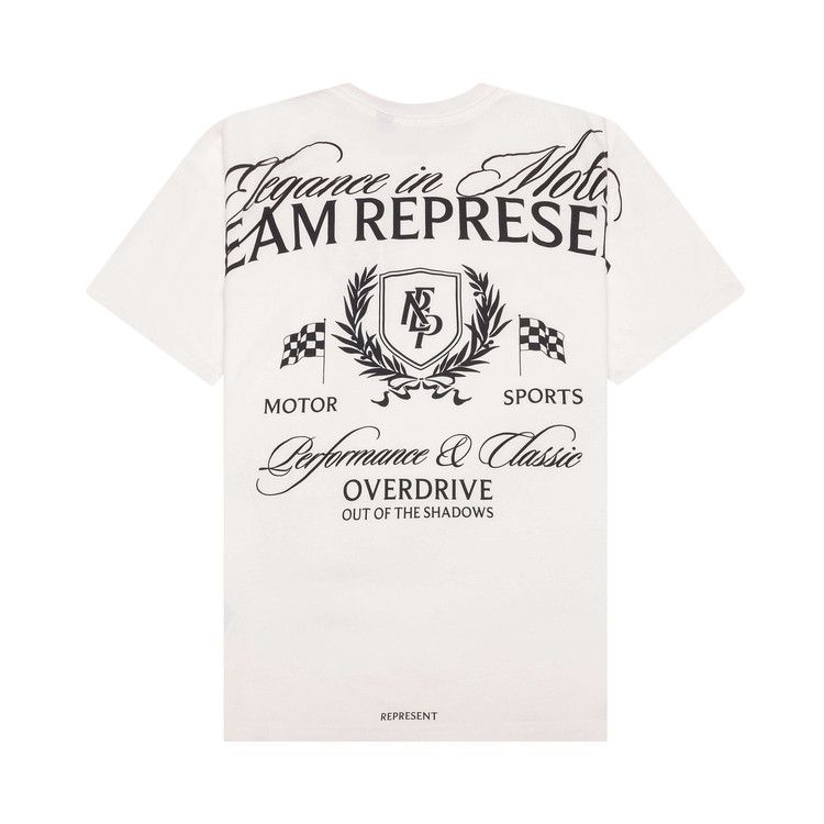 Represent Clo Crest T-Shirt 'Flat White'