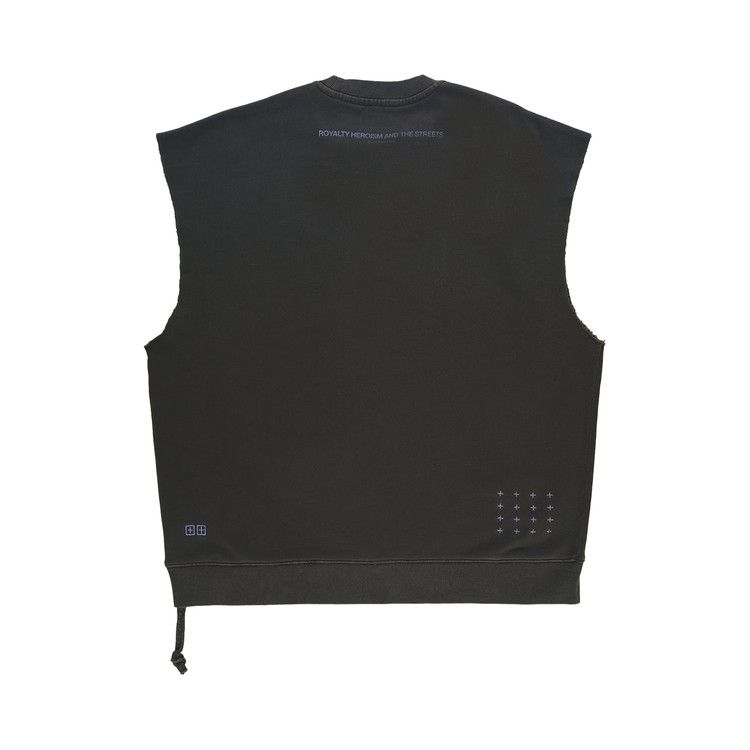 Ksubi Kingdom Slash Crewneck 'Faded Black'