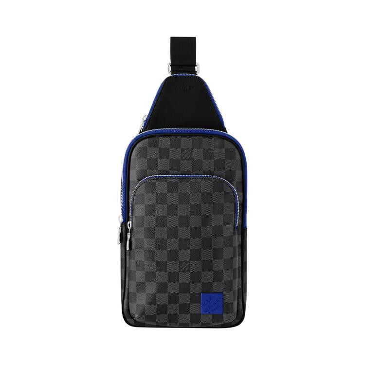 Louis Vuitton Avenue Slingbag 'Black Damier Graphite Canvas/Indigo Blue'