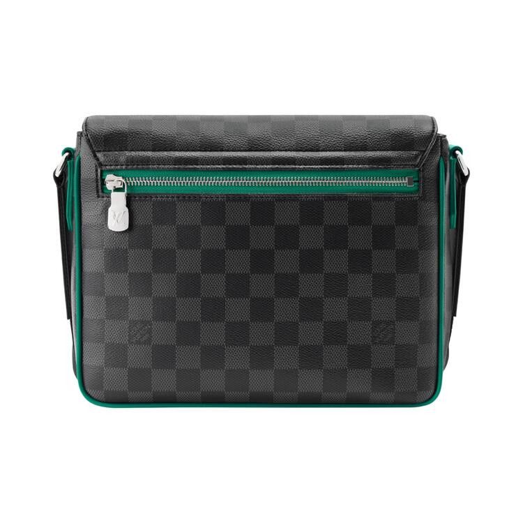 Louis Vuitton District Messenger 'Borneo Green/Black Damier Graphite Canvas'