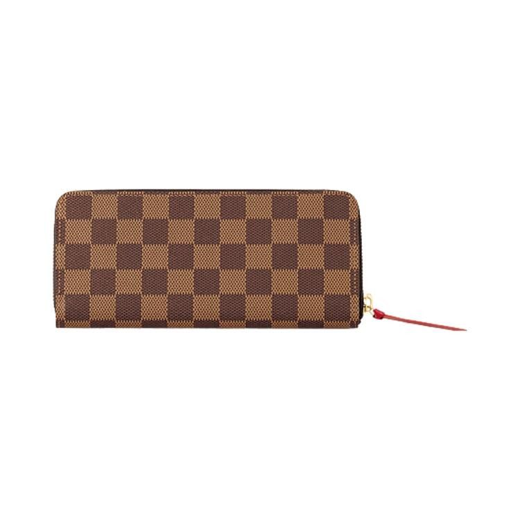 Louis Vuitton Clémence Wallet 'Brown Damier Ebene Canvas'