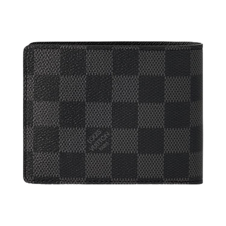 Louis Vuitton Multiple Wallet 'Black Damier Graphite Canvas'