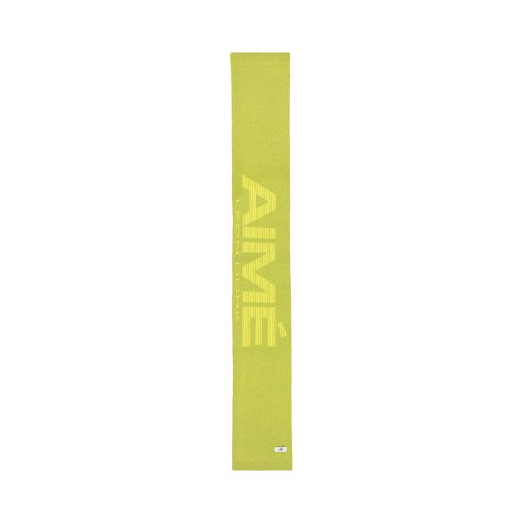 Aimé Leon Dore x New Balance Geo Print Wool Scarf 'Lime'