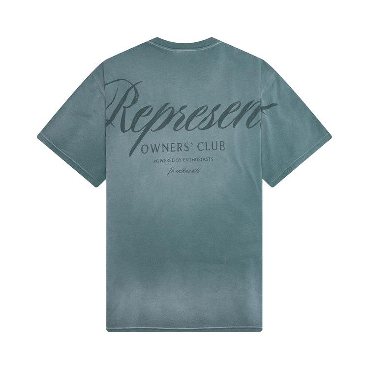 Represent Clo Owner Club Script T-Shirt 'Vintage Green'