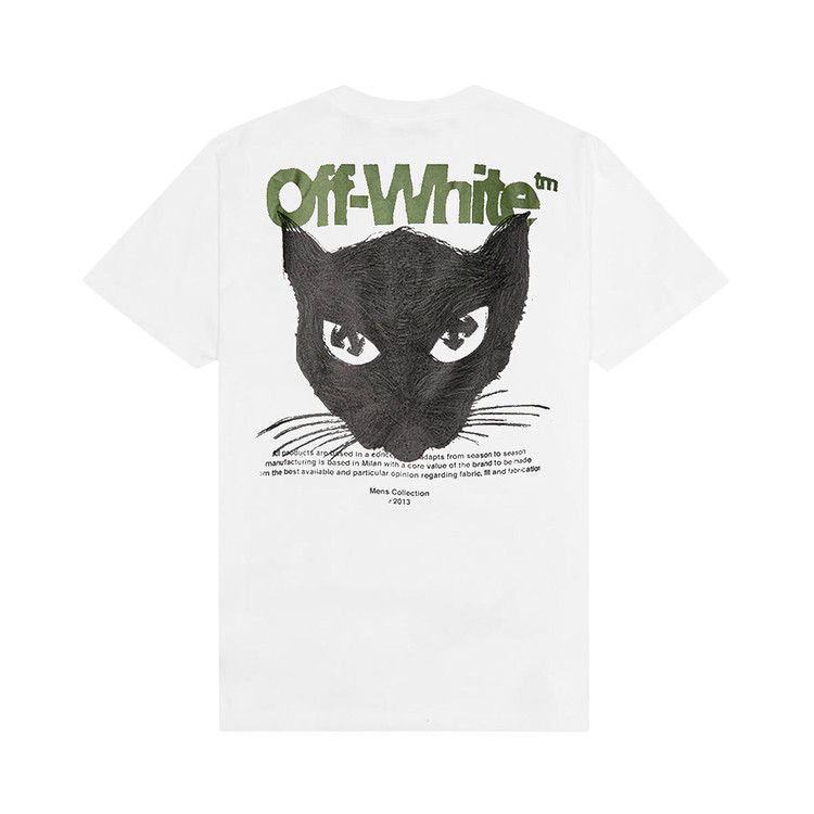 Off-White Cat Over Skate Short-Sleeve Tee 'White/Black'