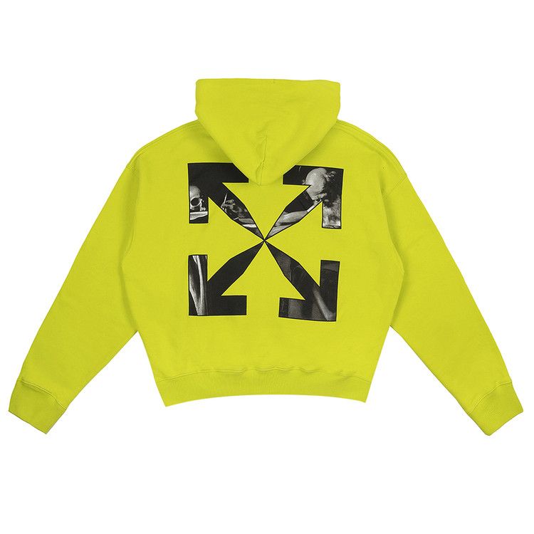 Off-White Caravaggio Arrows Hoodie 'Lime/Black'