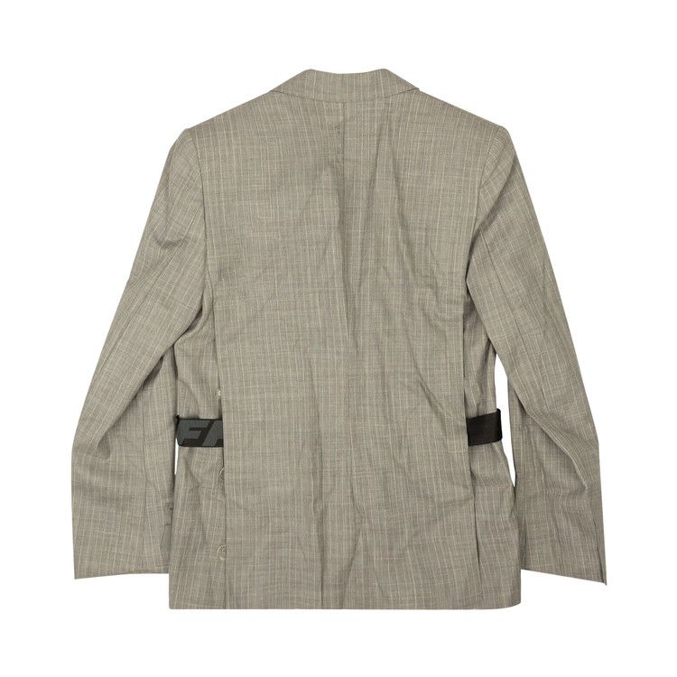 Off-White Unfinished Single Blazer 'Grey'