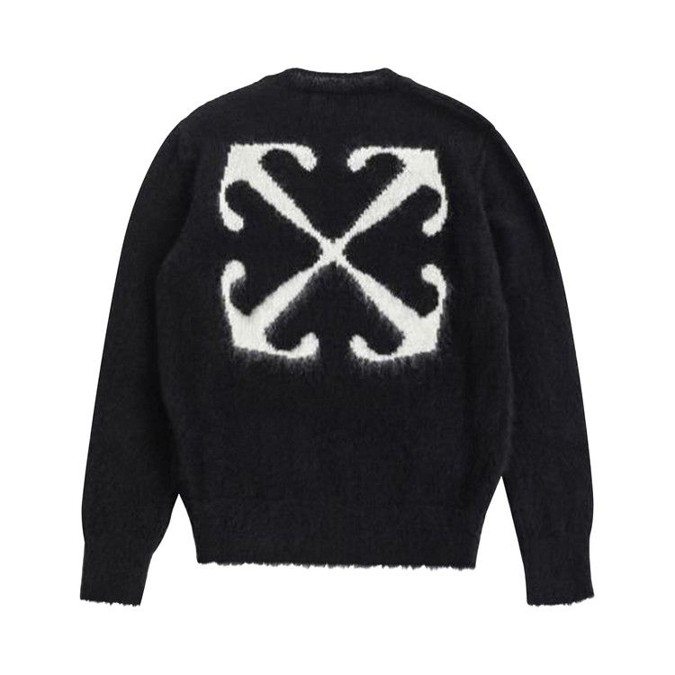 Off-White Mohair Arrow Knit Crewneck 'Black/Beige'