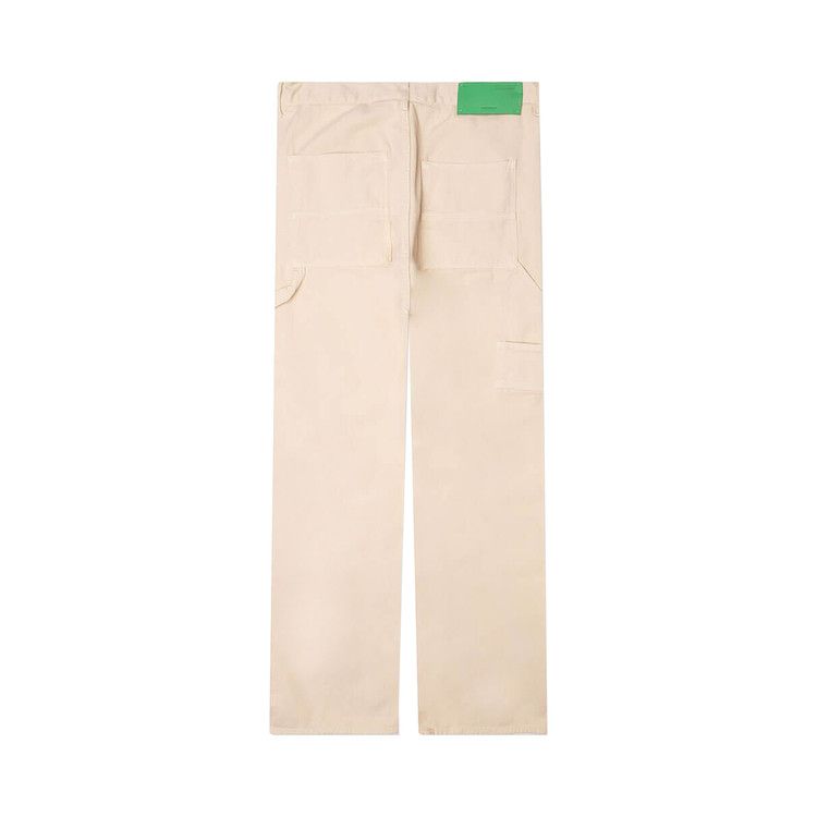 Off-White Straight Leg Varsity Hammer Flare Denim Jeans 'White/Green'