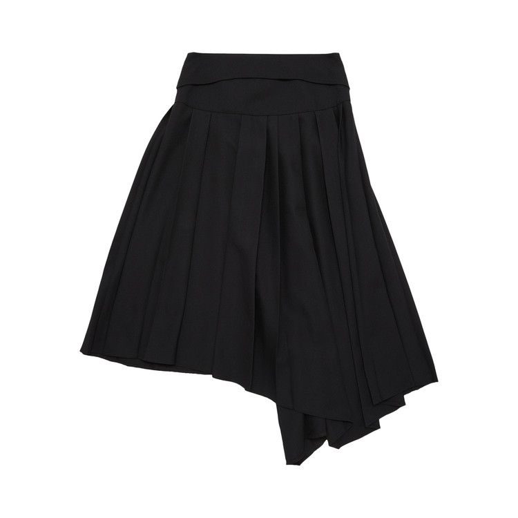 Off-White Tech Drill Belt Pleated Skirt 'Black'