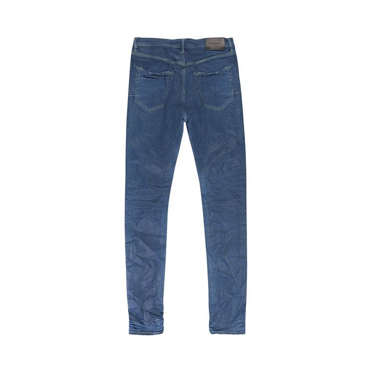 PURPLE BRAND Deep Contrast Stitch Skinny Jeans 'Blue'