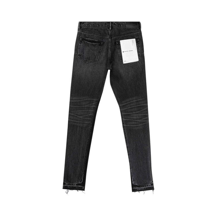 PURPLE BRAND Shadow Inseam Low Rise Slim Jeans 'Black'