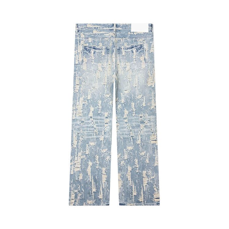 PURPLE BRAND Bead Splatter Destroy 'Light Indigo'
