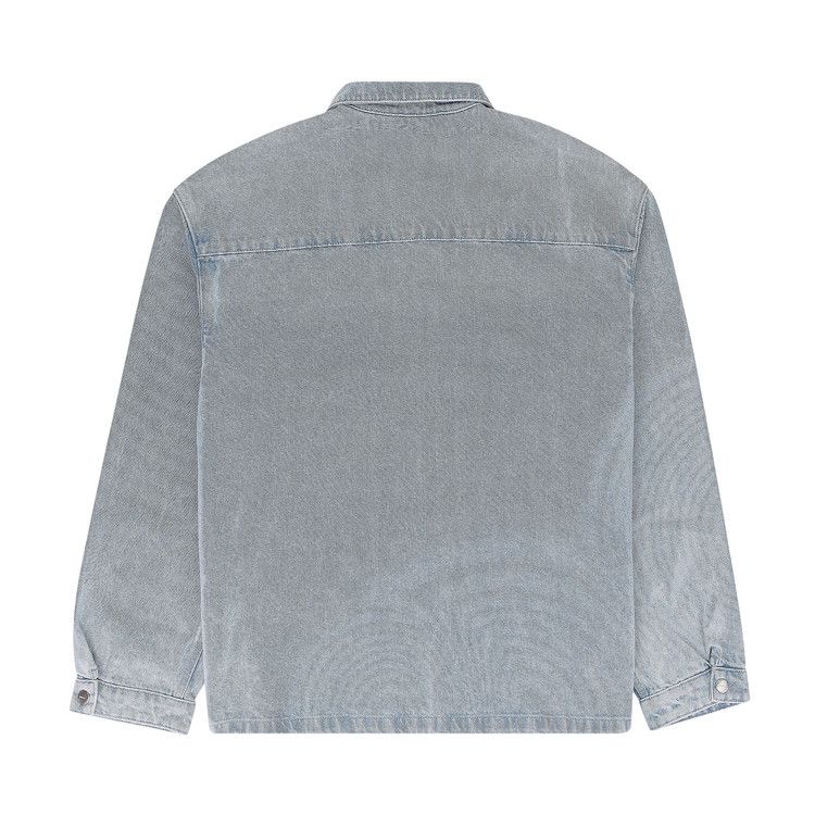 PURPLE BRAND Long-Sleeve Snap Shirt Jacket 'Indigo'