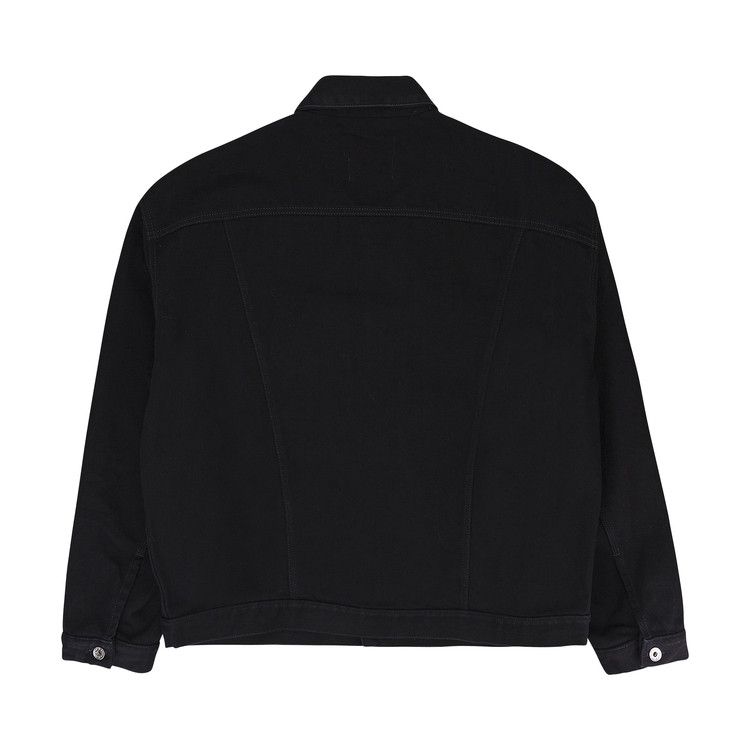 PURPLE BRAND Rinse Wash Denim Jacket 'Black'