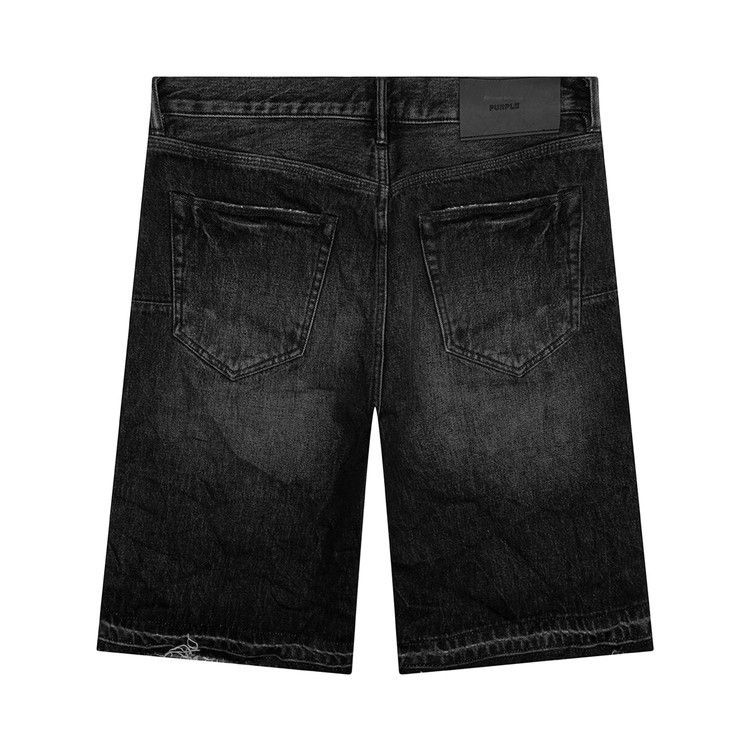 PURPLE BRAND Smoke Worn Vintage Shorts 'Black'