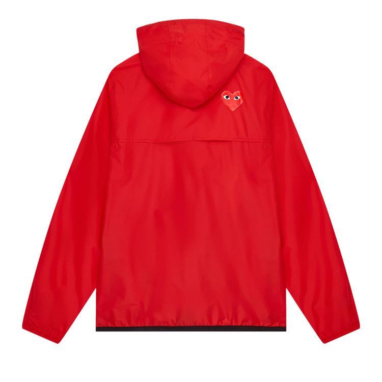 Comme des Garçons PLAY x K-Way Full-Zip Packable Jacket 'Red'