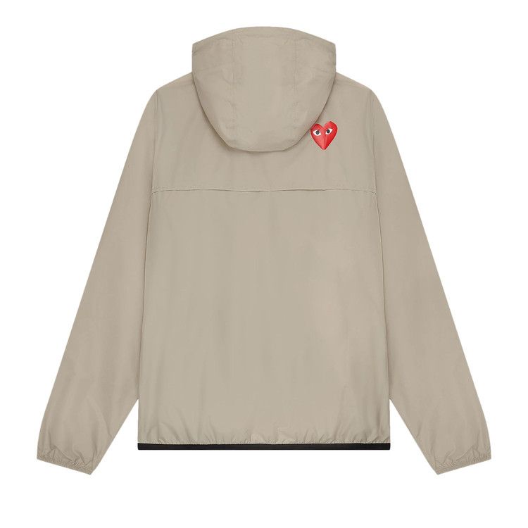 Comme des Garçons PLAY x K-Way Half-Zip Packable Jacket 'Beige'