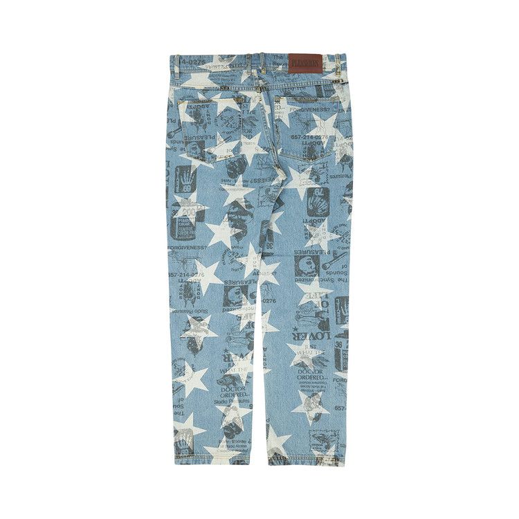 Pleasures Poppy Denim Pant 'Blue'