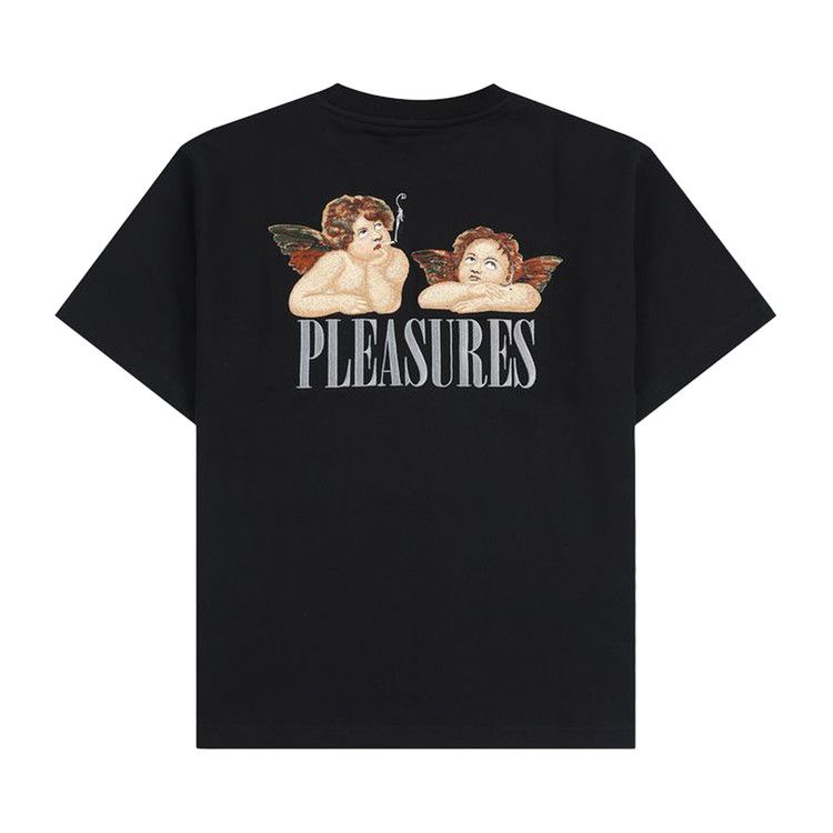Pleasures Dynamic Short-Sleeve Crewneck 'Black'