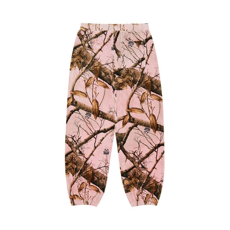 Pleasures RealTree Velour Track Pants 'Pink Camo'