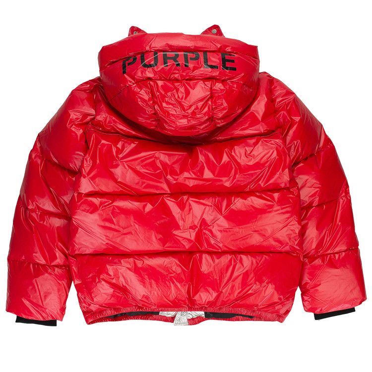 PURPLE BRAND Nylon Down Puffer Jackets 'Red'