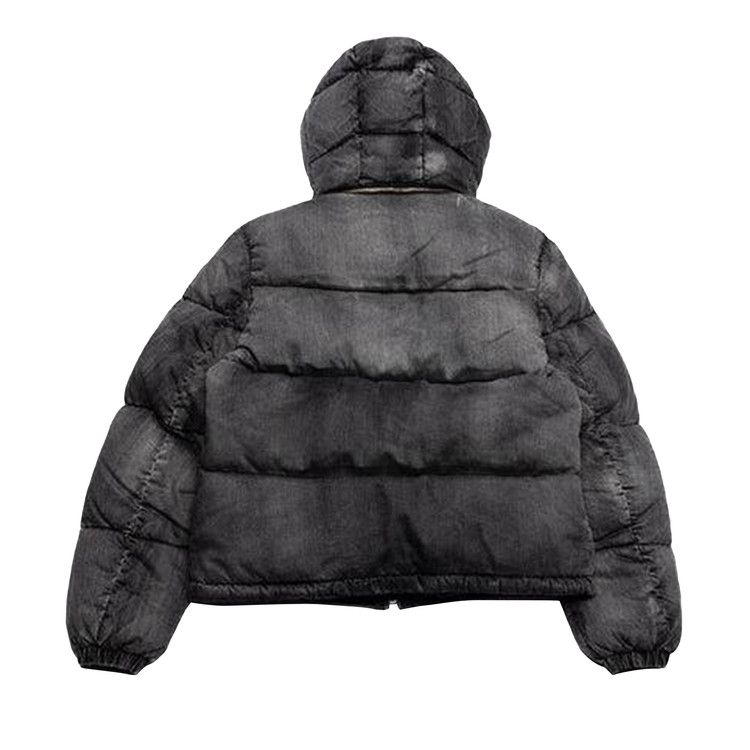 PURPLE BRAND Denim Puffer Jacket 'Black'