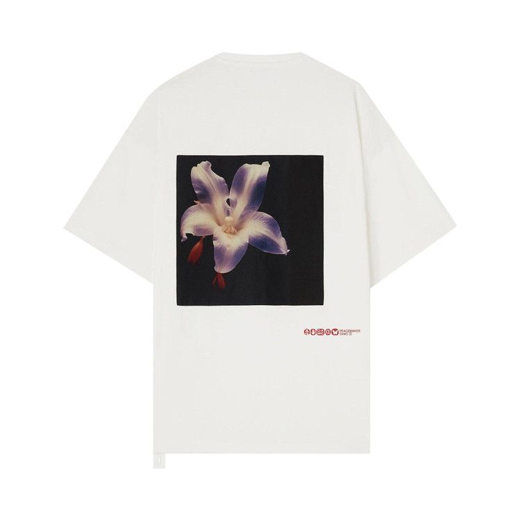 OAMC Peacemaker Dark Flower Short-Sleeve T-Shirt 'Snow White'