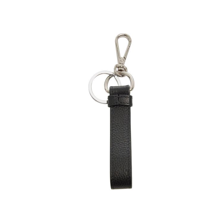 Marni Calf Leather With Mending Key Ring 'Black'