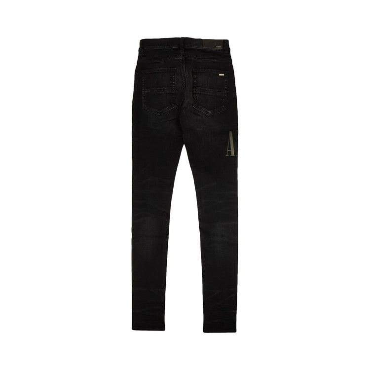 Amiri Core Applique Jean 'Aged Black'