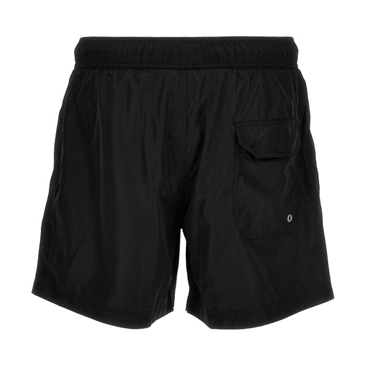 Palm Angels Classic Logo Swimshorts 'Black/White'