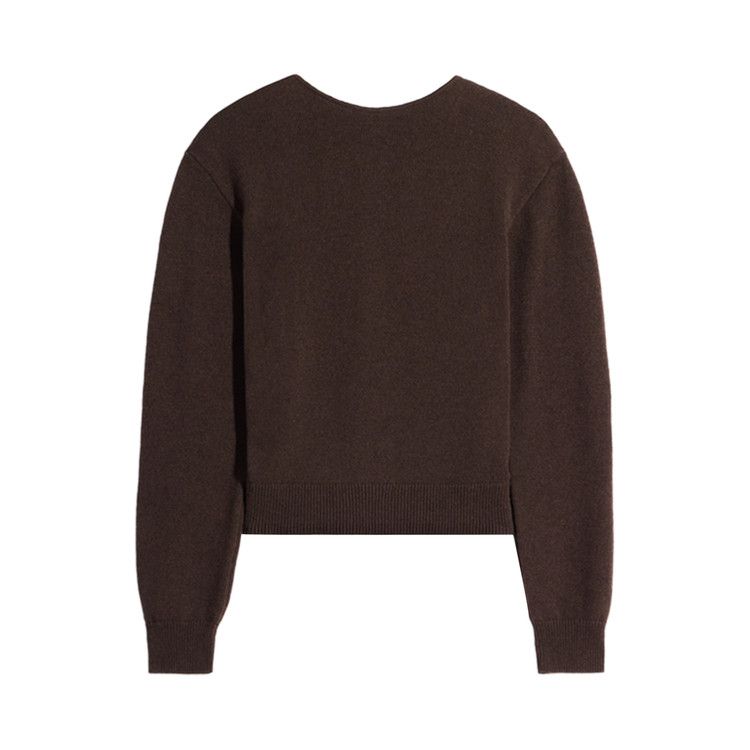 Lemaire Reversible Buttoned Sweater 'Ebony'