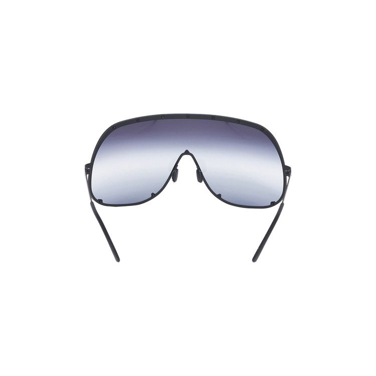 Rick Owens Shield Sunglasses 'Black/Clear'