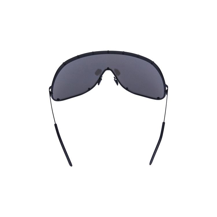 Rick Owens Shield Sunglasses 'Black Temple'
