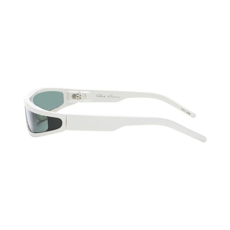 Rick Owens Fog Sunglasses 'Pearl Temple/Forest'