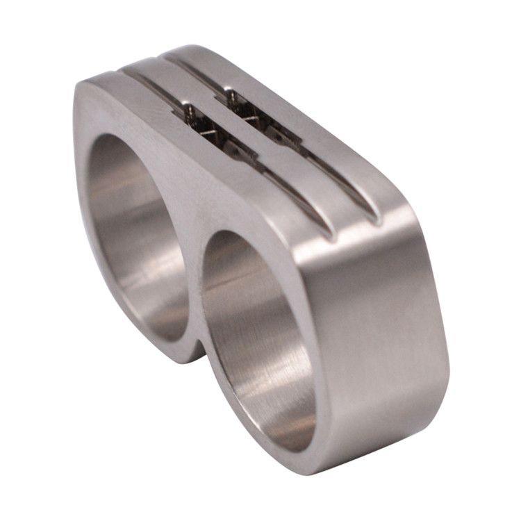 Rick Owens Lido Double Grill Ring 'Brass'