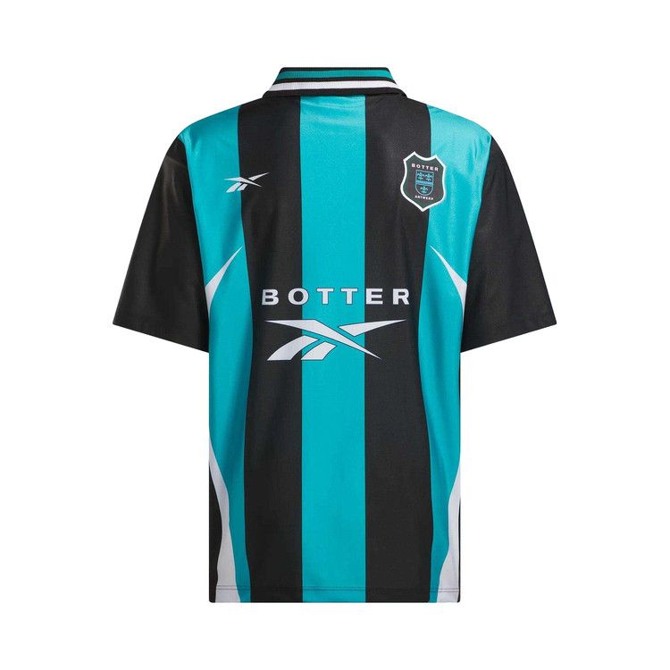 Reebok x Botter Stripe Reverse Soccer Tee 'Stripe Navy Aqua Blue'