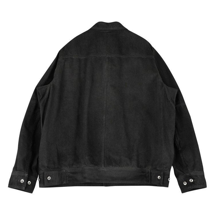 Rick Owens Denim Lido Work Jacket 'Dark Dust'