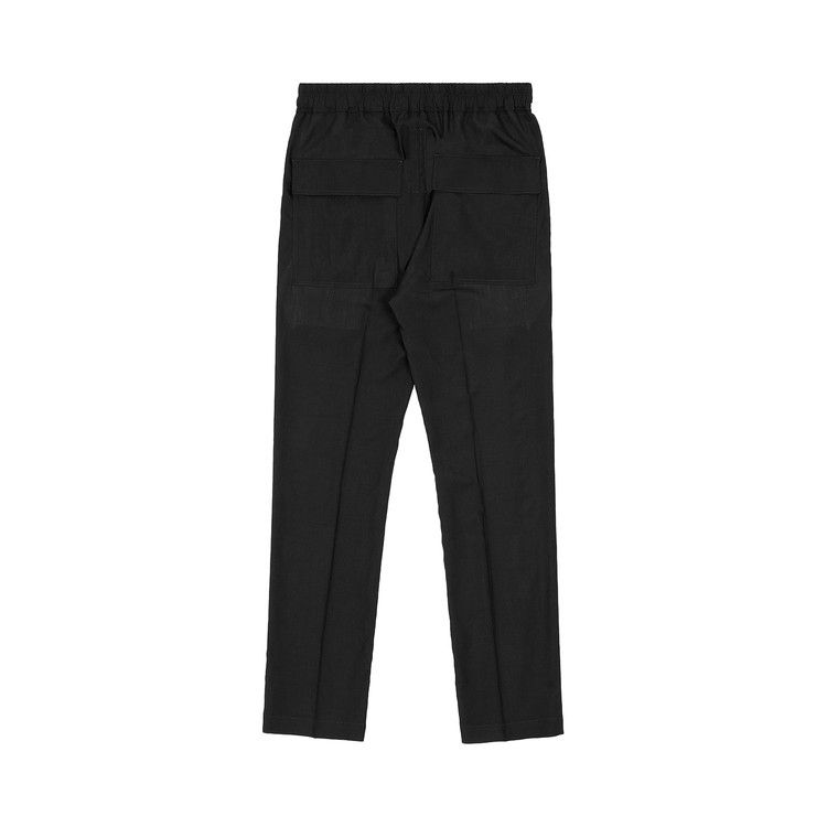 Rick Owens Drawstring Slim Long Pants 'Black'