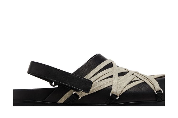 Rick Owens Hollywood Megalaced Mule Granola 'Black'