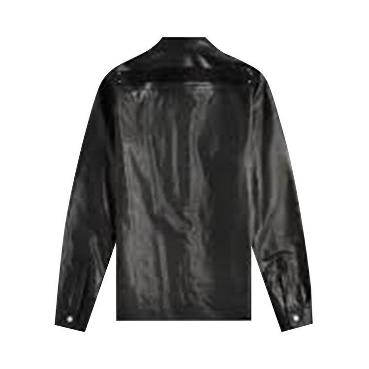 Rick Owens Giacca In Pelle Outershirt 'Black'