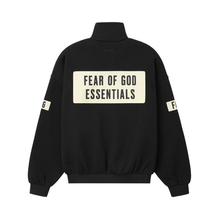 Fear of God Essentials Track Jacket 'Vintage Black'